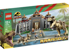LEGO Jurassic World Angriff T.rex &amp; Raptors auf das Besucherzentrum (76961)