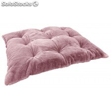 Legowisko poduszka ze sztucznego futra RABBIT 45x55cm kolor różowy