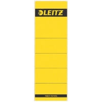 Leitz 1642 etiquetas traseras autoadhesivas anchas 61 x 191 mm amarillas (10