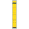 Leitz 1648 etiquetas traseras autoadhesivas estrechas 39 x 285 amarillas (10