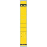 Leitz 1648 etiquetas traseras autoadhesivas estrechas 39 x 285 amarillas (10