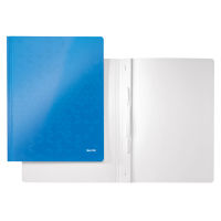 Leitz 3001 WOW fástener de cartón azul metalizado
