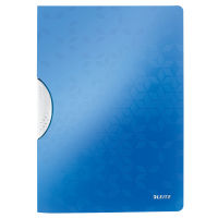 Leitz 4185 WOW colorclip carpeta con clip azul metalizado A4 para 30 páginas