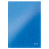 Leitz 4625 WOW Bloc de notas A4 rayado 90 gramos 80 hojas azul