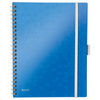 Leitz 4644 WOW cuaderno A4 rayado 80 gramos 80 hojas azul metalizado