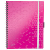 Leitz 4644 WOW cuaderno A4 rayado 80 gramos 80 hojas rosa metalizado