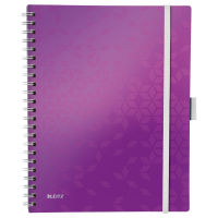 Leitz 4644 WOW cuaderno A4 rayado 80 gramos 80 hojas violeta metalizado