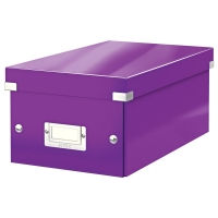 Leitz 6042 WOW caja DVD púrpura metálico
