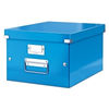 Leitz 6044 WOW caja de almacenamiento mediana azul metalizado