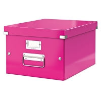 Leitz 6044 WOW caja de almacenamiento mediana rosa metalizado