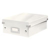 Leitz 6057 WOW caja de clasificación pequeña blanca metalizada