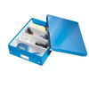 Leitz 6058 WOW caja de clasificación mediana azul