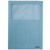 Leitz carpeta ventana azul claro A4 (100 piezas)