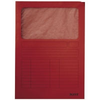 Leitz carpeta ventana roja A4 (100 piezas)