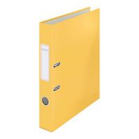 Leitz Cozy Active 180° archivador A4 amarillo cálido con tacto suave 50 mm