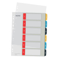 Leitz Cozy separadores imprimibles A4 con 6 pestañas (11 orificios)