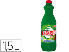 Lejia con detergente lagarto pino botella de 1.5 l