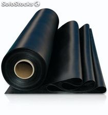 Lençol de borracha sbr preto sem lona 16mm esp x 1mt larg