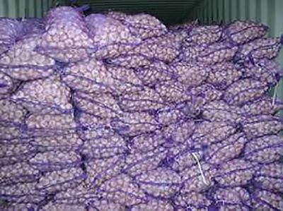 Leno Onion Garlic Packing Plastic Mesh Bags With Drawstring Hot Sale Mesh Sack - Foto 2