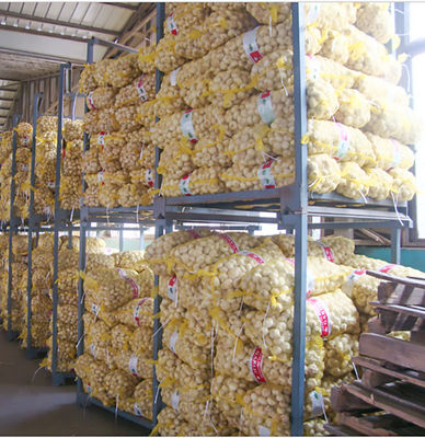 Leno Onion Garlic Packing Plastic Mesh Bags With Drawstring Hot Sale Mesh Sack - Foto 4