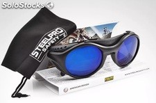 Lentes Mountain azul espejado - Steelpro