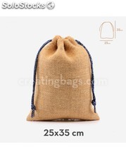 Les sacs biodégradables en jute 25X35 cm
