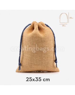 Les sacs biodégradables en jute 25X35 cm