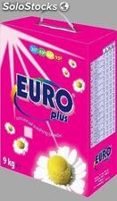 Lessive Euro Plus 9 kg carton