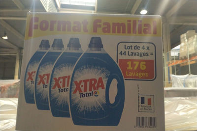 44 doses de lessive liquide total + XTRA prix pas cher