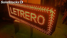 Foto del Producto Letrero electrónico LED 96x32 cm Naranja ámbar.