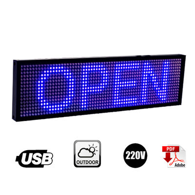 Letrero Led Programable blanco 20 x100 cm - Foto 2