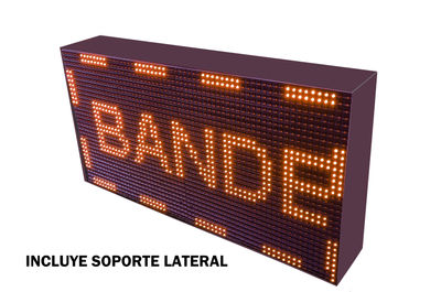 Letrero LED programable electrónico doble cara 64x32 cm Naranja - Banderola LED - Foto 3