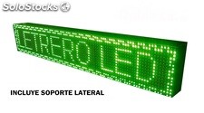 Letrero LED programable electrónico doble cara 96x16 cm Verde - Banderola LED