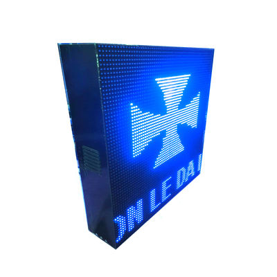 Letrero LED programable electrónico una cara 64x64 cm Azul - Pantalla LED