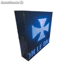 Letrero luminoso LED programable electrónico 64x64 cm Blanco - Pantalla LED