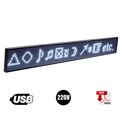 Letrero Programable Led RGB 40 x 165 cm - Foto 5