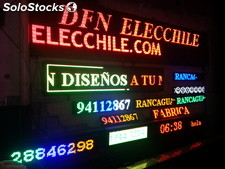 letreros led electronicos con programa