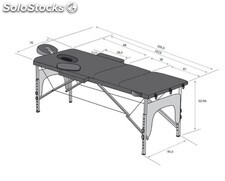 Lettino Legno (3 corpi) sella - S020