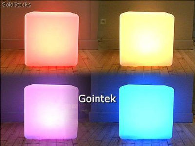 leuchtende Led Beleuchtung Cube Stuhl sitzen
