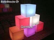Leuchtmöbel Led Cube Stuhl, led beleuchtete Sitzwürfel