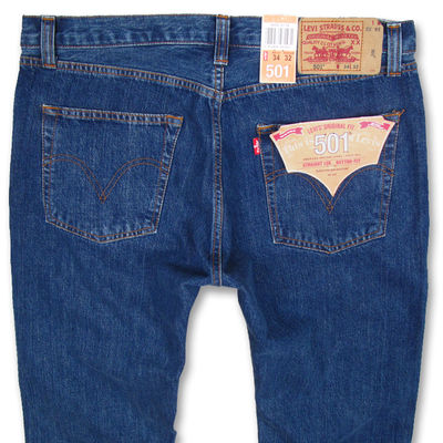 Levis 501 jeans kolor stonewash Końcówka kolekcji