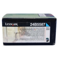 Lexmark 24B5587 toner cian (original)