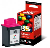 Lexmark nº 85 (12A1985) cartucho de tinta tricolor alta capacidad (original)