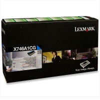 Lexmark X746A1CG toner cian (original)