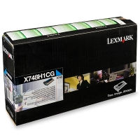 Lexmark X748H1CG toner cian XL (original)
