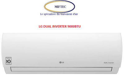 LG Climatiseur dual inverter 9000btu