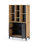 Librería modelo Alcoy 2 puertas 7 huecos acabado cera/negro, 90cm(ancho) - Foto 2