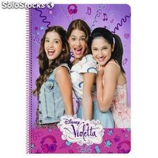 Libreta A4 Violetta Disney Music (80h)