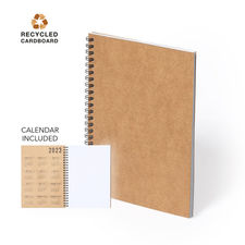 Libreta de anillas con calendario