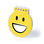 Libreta de diseños emoji en llamativo color amarillo. - Foto 5
